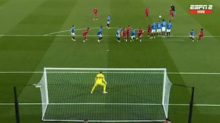 Magistral tiro libre: el golazo de Alexander-Arnold para el 1-0 de Liverpool ante Rangers [VIDEO]