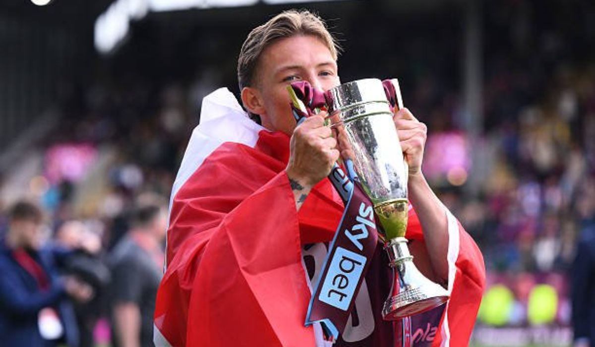 Oliver Sonne ascendió a la Premier League con Burnley. (Foto: Burnley)