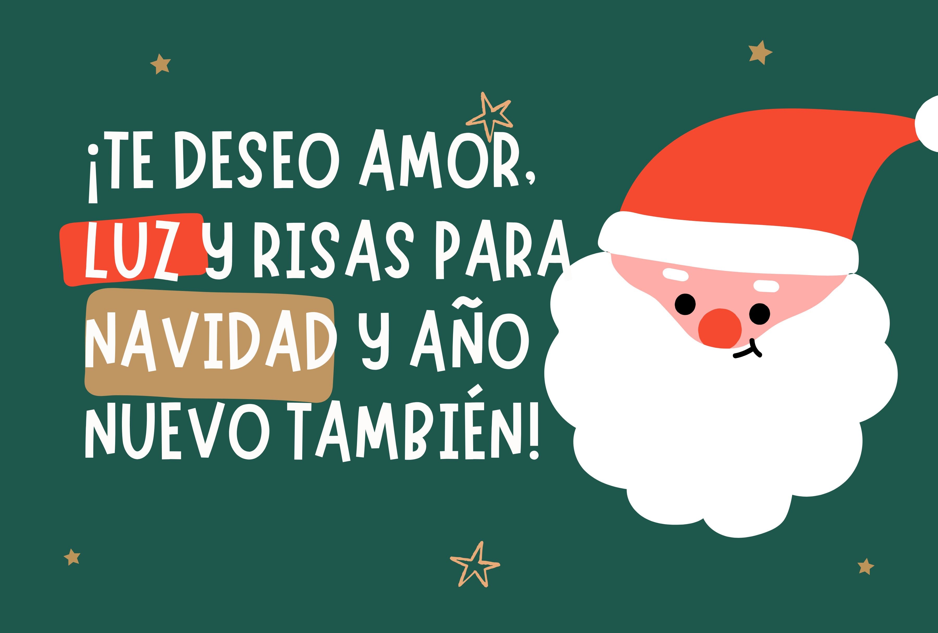 ¡Te deseo amor, luz y risas para Navidad y Año Nuevo también! | Crédito: Canva / Composición Depor