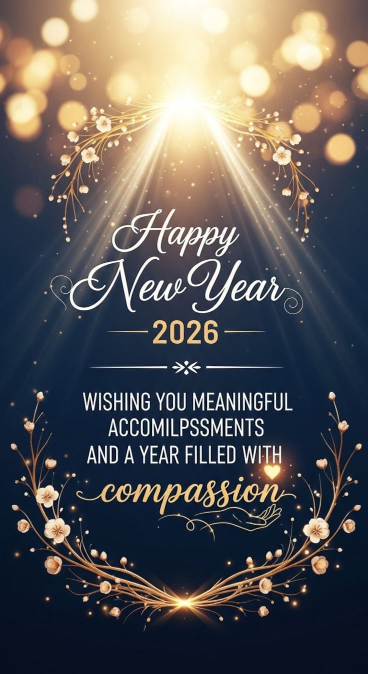 Elige una de estas 20 opciones de tarjetas para desear un ¡Feliz Año Nuevo 2026! este 31 de diciembre y 1 de enero. Compártela en todas las redes sociales. (Foto: Pinterest)