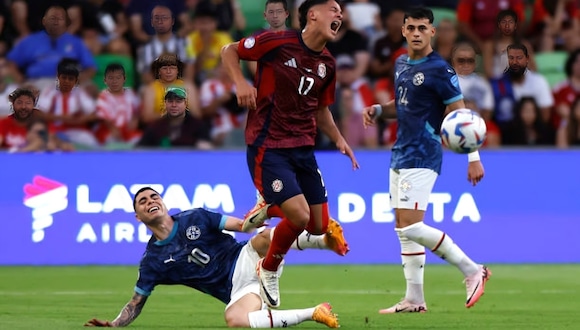 Costa Rica vs Paraguay por la fecha 3 de la Copa América 2024. (Foto: Getty Images).