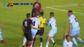 Melgar vs. Real Garcilaso: Lampros Kontogiannis se salvó de la expulsión tras jalonear al árbitro [VIDEO]