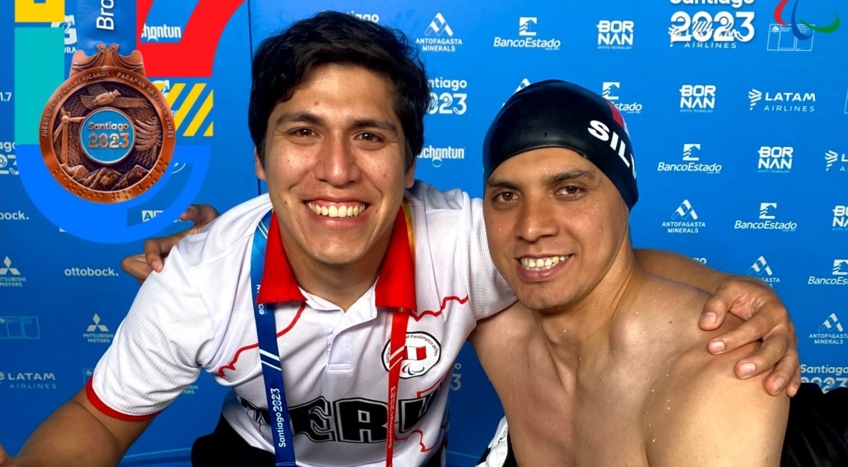 José Silva (en la foto) y Rodrigo Santillán obtuvieron medallas en Santiago 2023. (Foto: IPD)