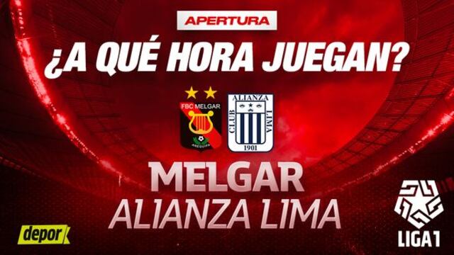 Alianza Lima vs Melgar de Arequipa: a qué hora juegan por fecha 13