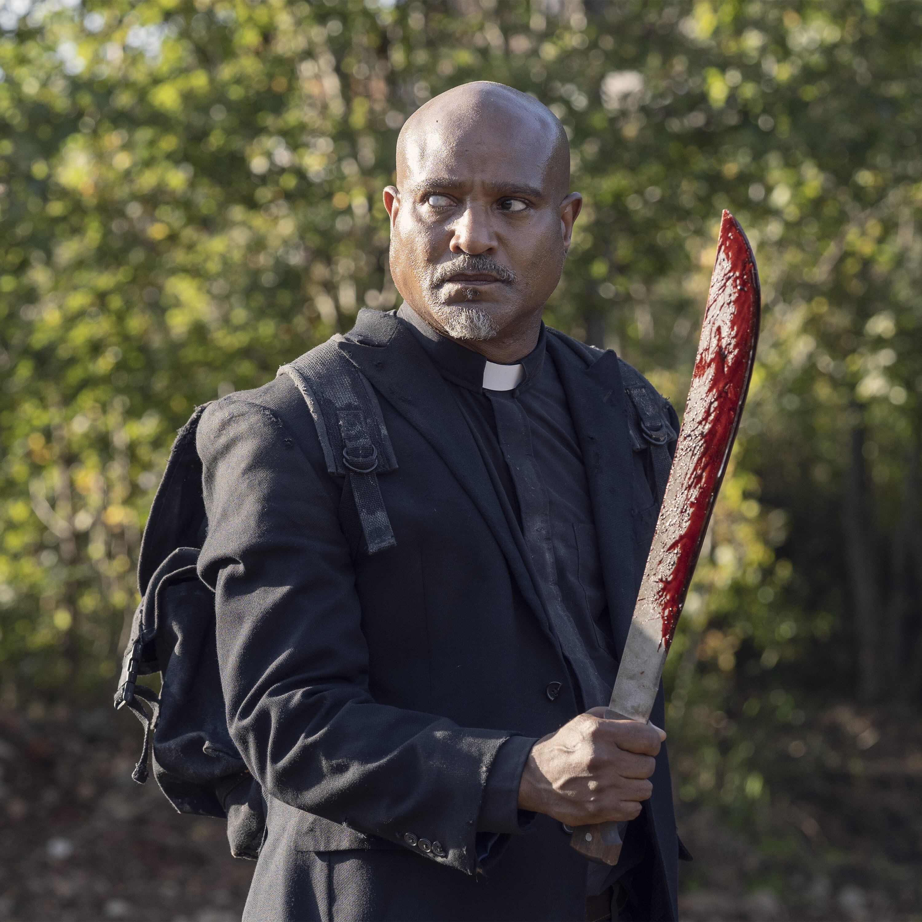 Seth Gilliam interpreta al sacerdota Gabriel Stokes en "The Walking Dead" (Foto: AMC)