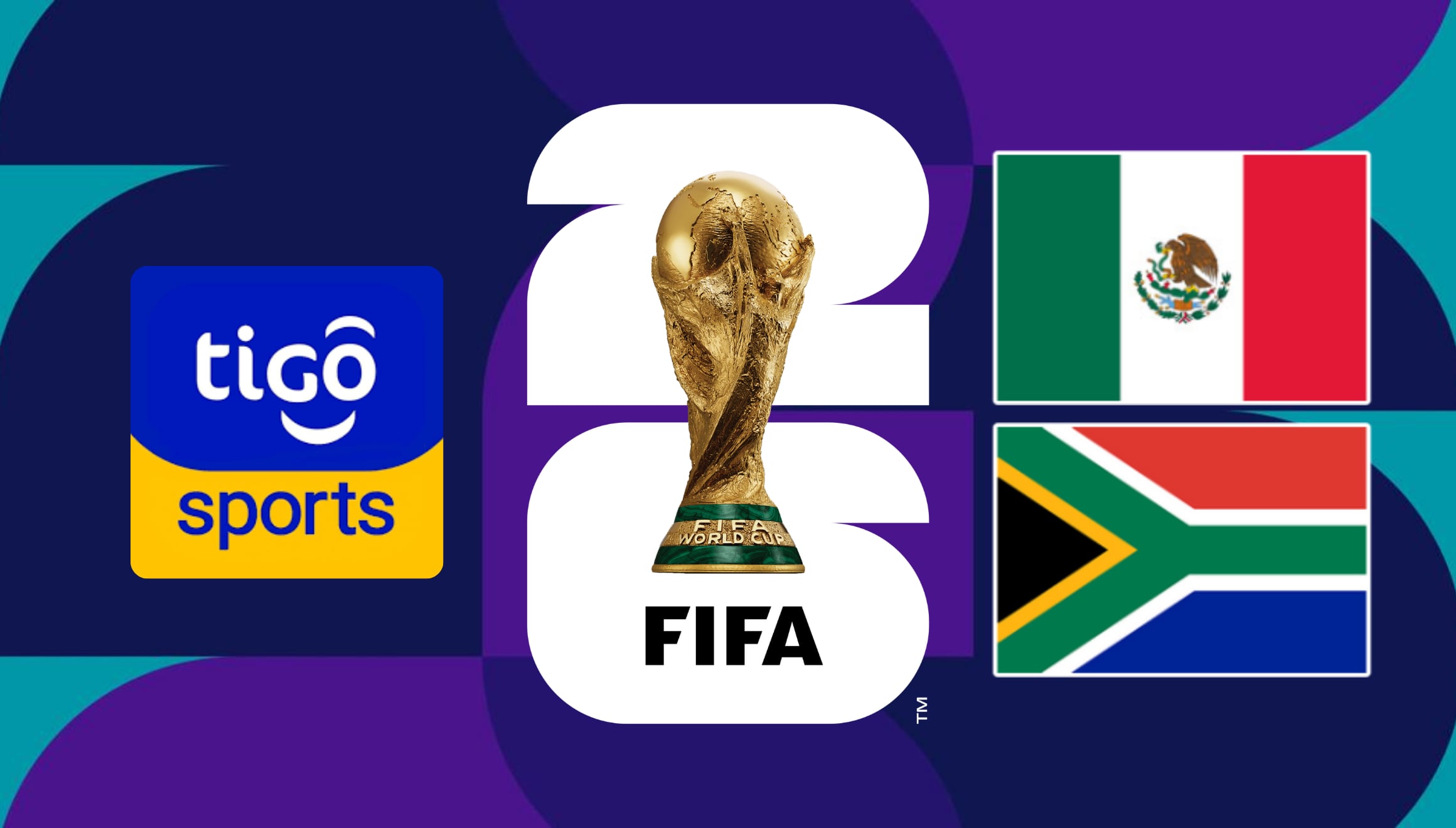 Sintonice TiGo Sports en vivo por internet para ver el partido México vs. Sudáfrica por el Mundial 2026. Disfrute de la transmisión del fútbol de la Copa del Mundo en alta definición y desde plataformas digitales autorizadas hoy. | Crédito: fifa.com / Composición Gestión Mix