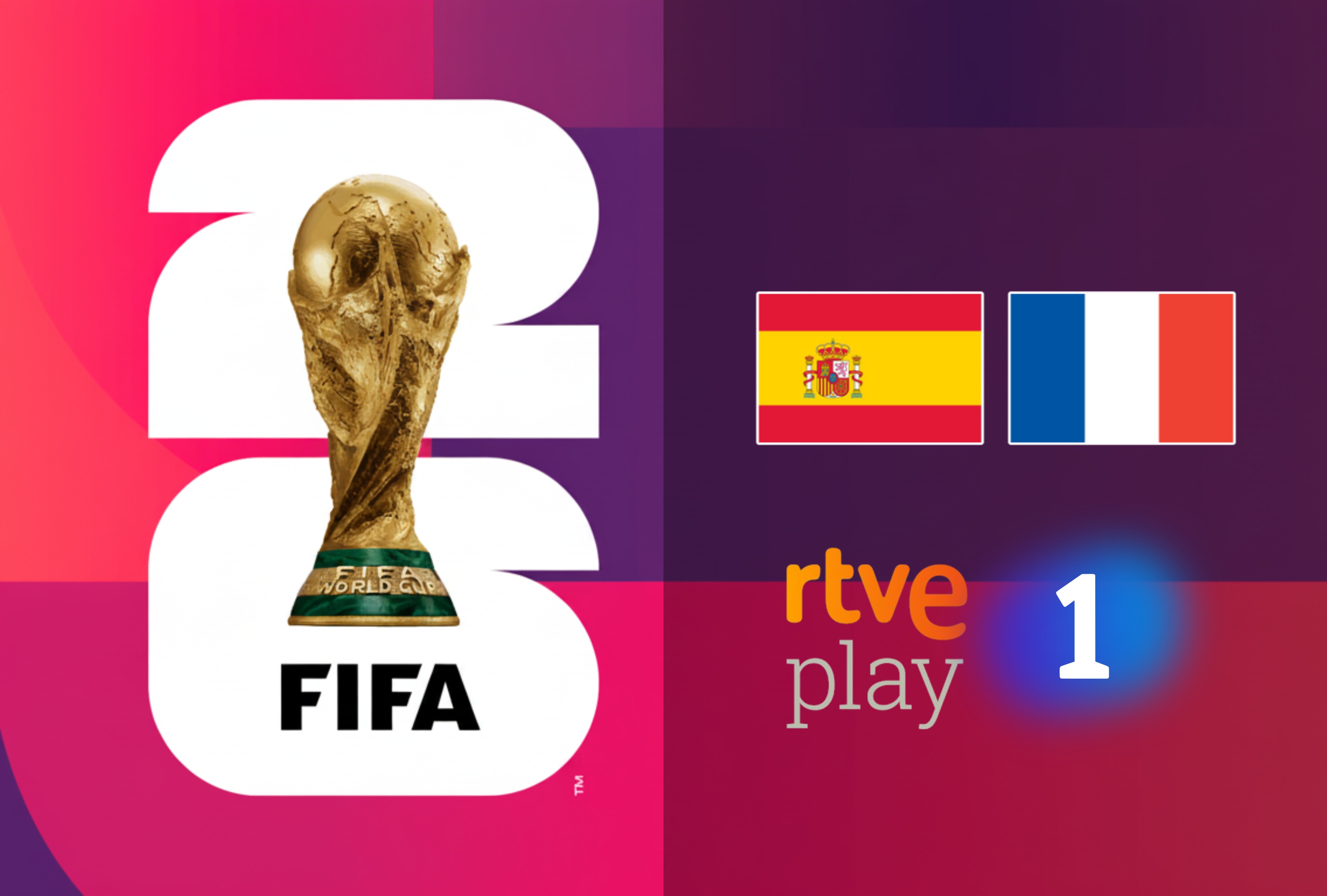 Siga la transmisión en directo de la semifinal del Mundial 2026 entre España y Francia. Descubra dónde televisan el encuentro por televisión abierta en La 1 HD y a través de la plataforma digital de RTVE Play en España. | Crédito: fifa.com / Depor