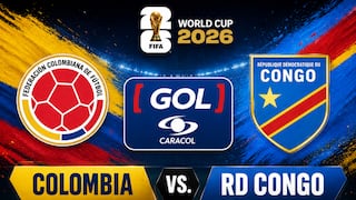GOL Caracol transmitió el partido Colombia 1-0 RD Congo por el Mundial 2026