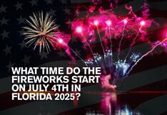 ▷ What time do fireworks start in Florida? When and how to watch on Fourth of July