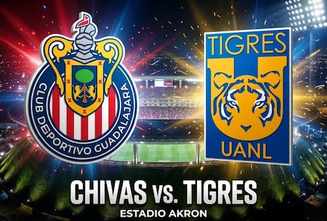 ¿En qué canal transmiten Chivas de Guadalajara vs. Tigres UANL por la Liga MX 2026?