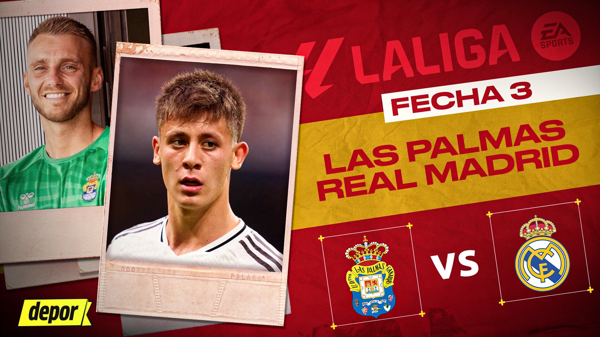 Real Madrid vs. Las Palmas por LaLiga. (Diseño: Depor)