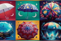 Escoger uno de los paraguas en la imagen te hará conocer si eres alguien elegante