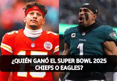 ¿Quién ganó el Super Bowl 2025: Philadelphia Eagles vs. Kansas City Chiefs? Resultado del juego