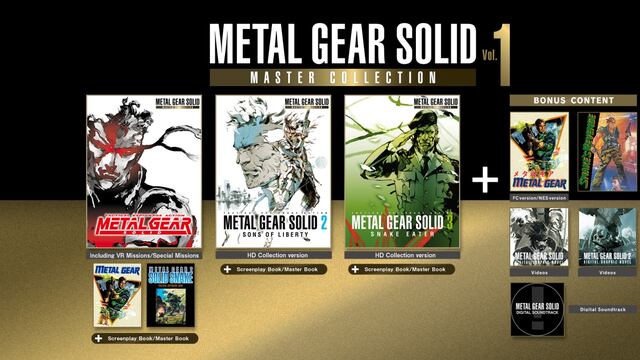 Metal Gears Solid: Master Collection Vol 1 ya se encuentra disponible en todo el mundo [VIDEO]
