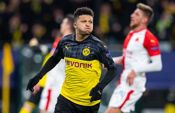 Jadon Sancho fue una de las figuras de Borussia Dortmund. (Getty)