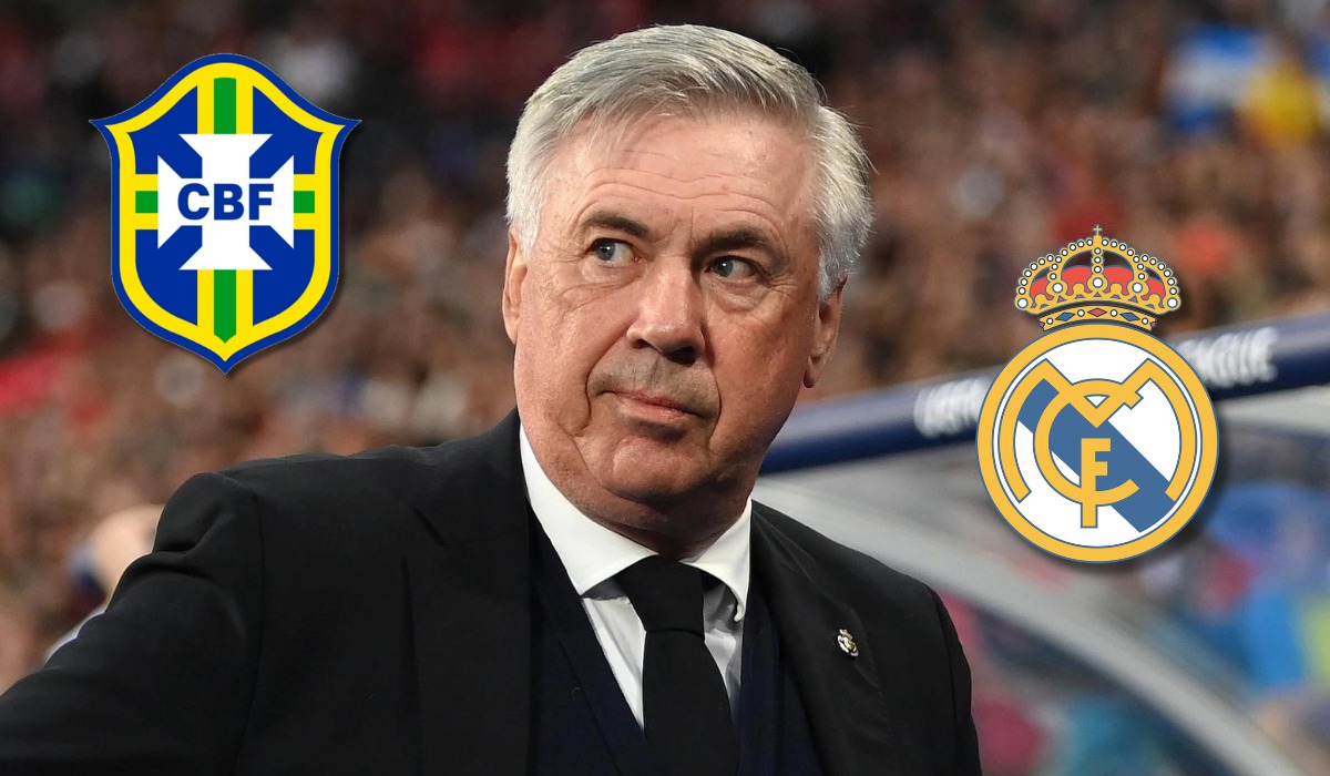Carlo Ancelotti se pronuncia y reveló por qué no fichó como DT de la Selección de Brasil. (Foto: Composición).