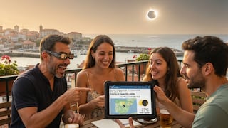 ¿Dónde habrá cielo despejado para ver el eclipse solar en España hoy, 12 de agosto?
