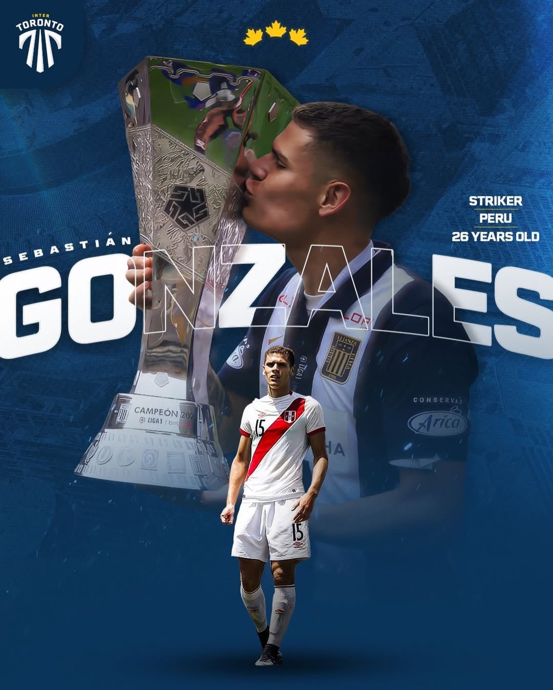 Gonzáles Zela jugará el Inter Toronto de Canadá | Foto: IG Gonzáles Zela