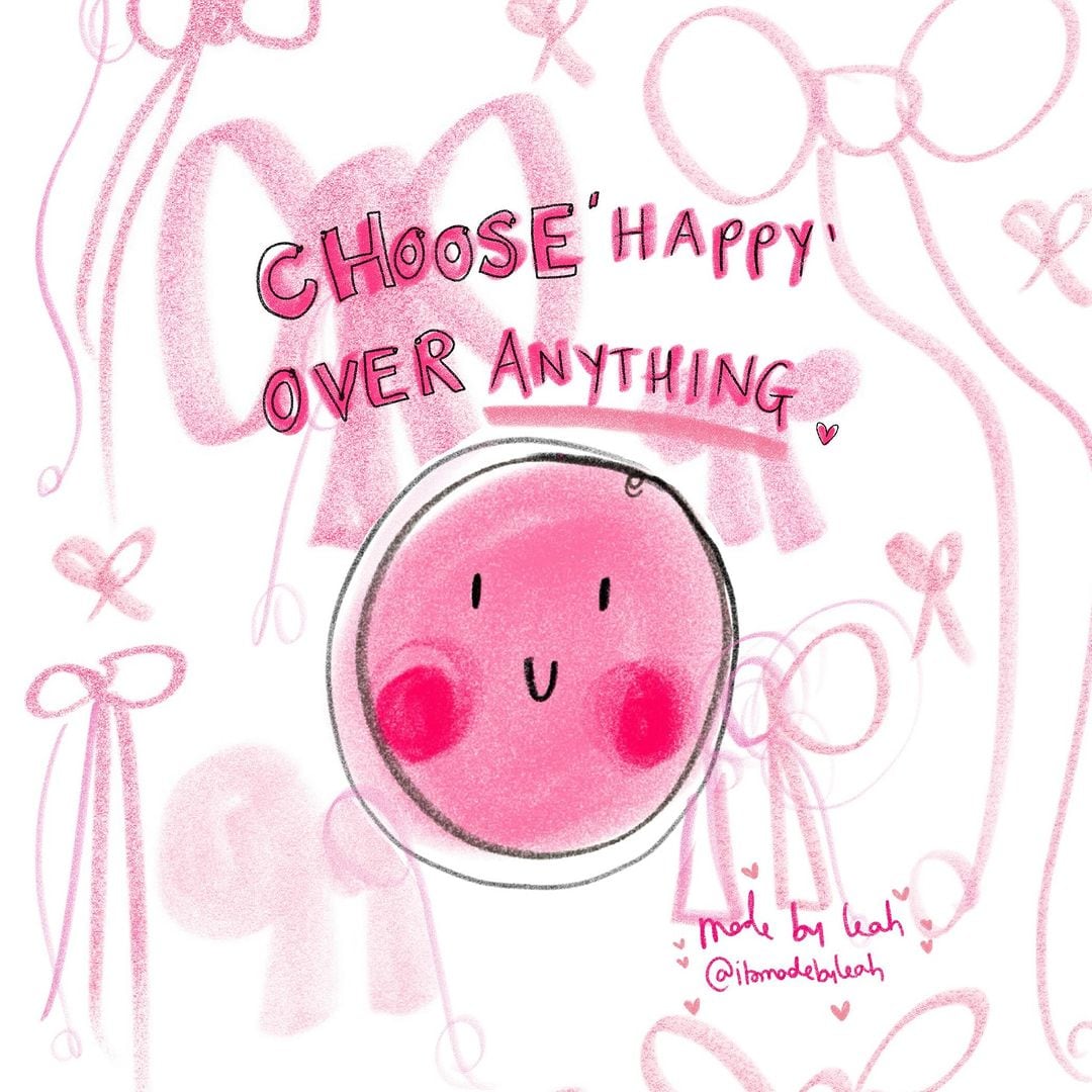 FRASES | "Ser feliz no es tenerlo todo, es apreciar lo que tienes". (Instagram @itsmadebyleah)