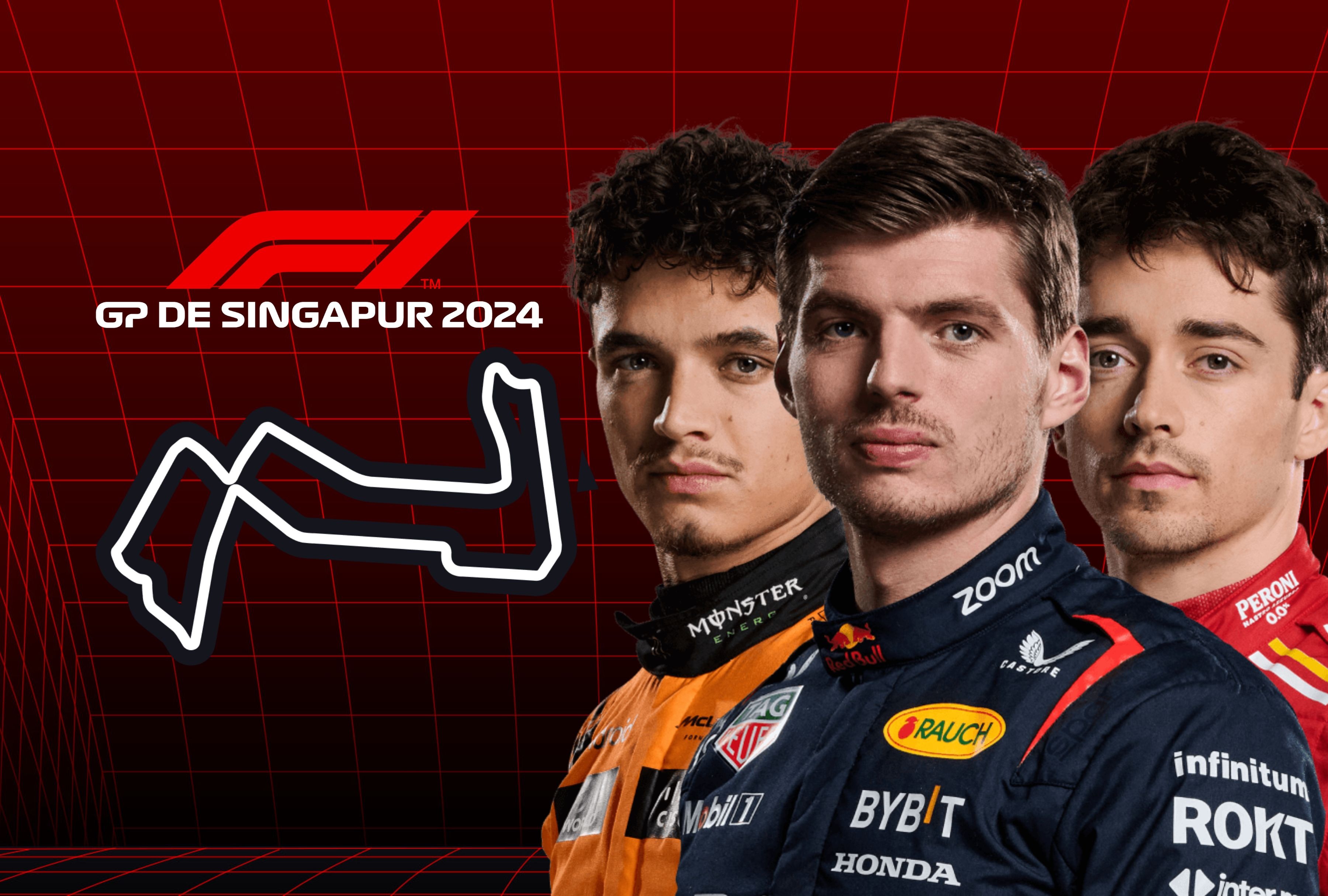 El Circuito Urbano Marina Bay será escenario del GP de Singapur 2024. Consulta el horario, canales TV y streaming online para que no te pierdas nada de lo mejor de la Fórmula 1. | Crédito: Composición Depor