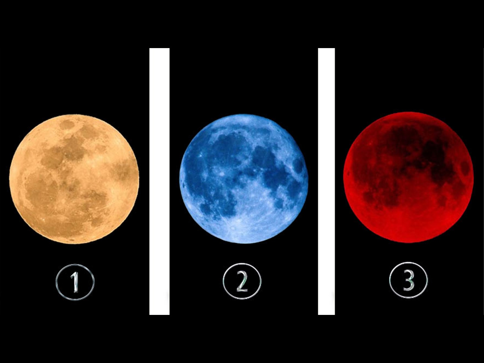 TEST VISUAL | ¿Te gustan los tests visuales y te intrigan los mensajes del universo? Este test es para ti. Descubre qué te depara el destino eligiendo una de las tres lunas.