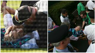 Wimbledon: el estremecedor grito de auxilio que lanzó tenista al lesionarse en la cancha [VIDEO]