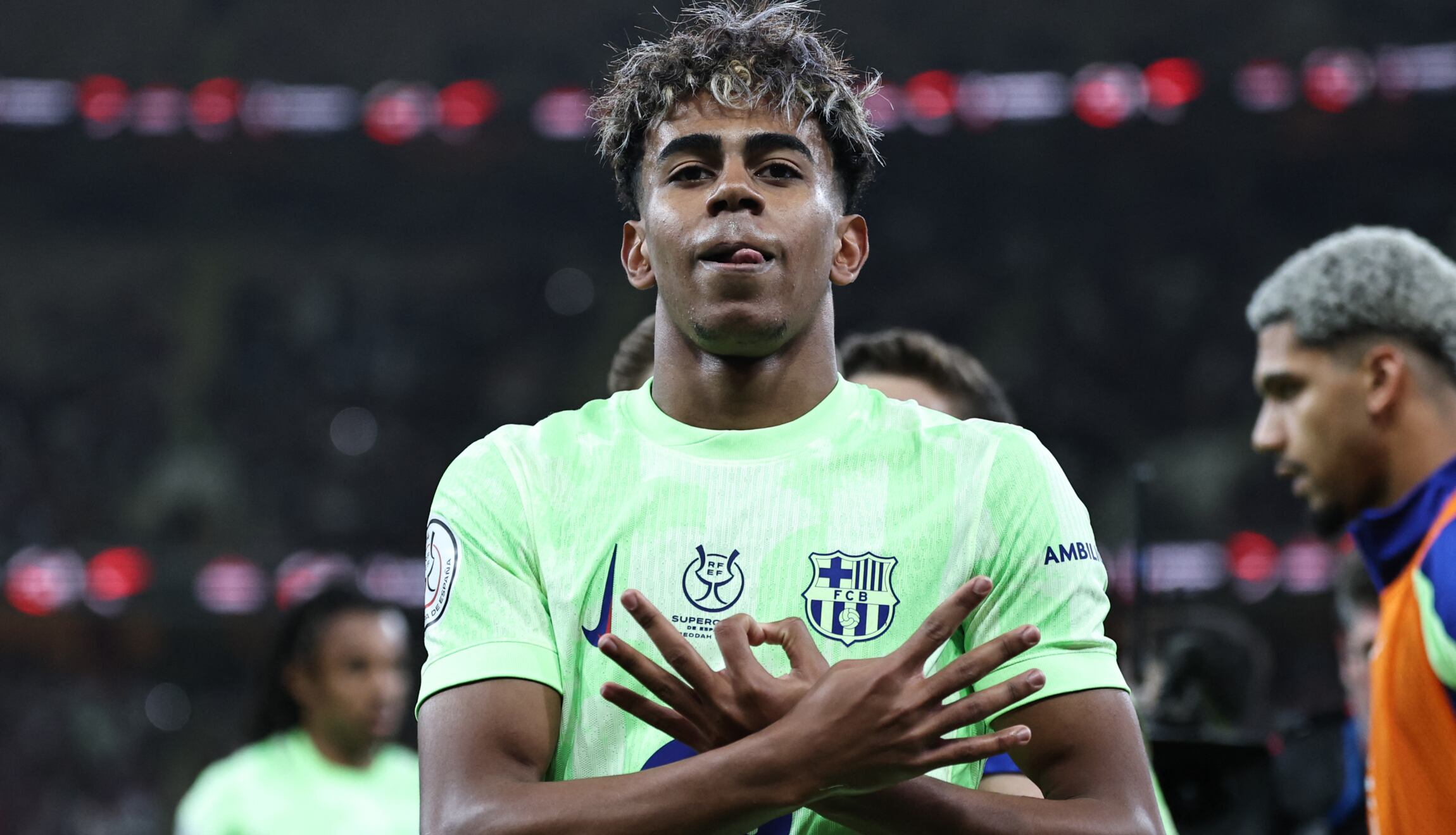 Yamal marcó 18 goles y brindó 25 asistencias en esta temporada 2024/25. (Foto: AFP)