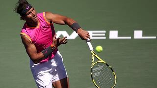 A paso firme: Rafael Nadal derrotó a Filip Krajinovic y avanzó a cuartos de final del Masters 1000 de Indian Wells