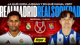 Canal para ver Real Madrid vs. Real Sociedad por vuelta de la Copa del Rey 2025