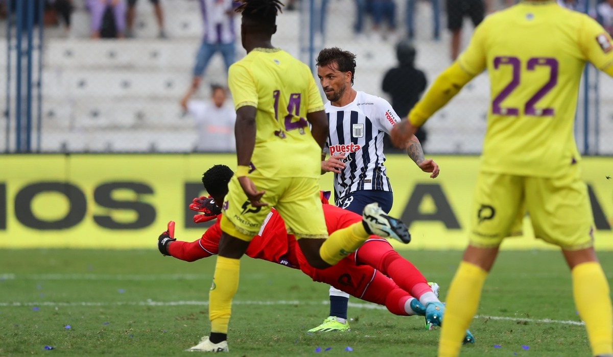 Gabriel Costa se mostró feliz tras anotar su primer gol en el 2024 en la Liga 1 Te Apuesto. (Foto: Jesús Saucedo / @photo.gec).
