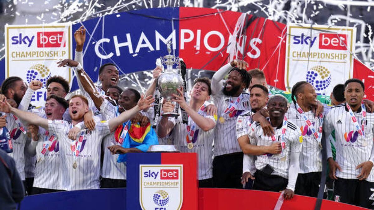 El Fulham, campeón de la Championship 2022. (Foto: Twitter)