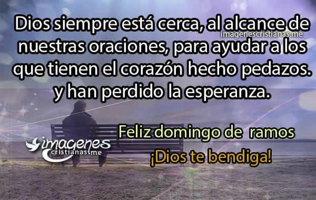 Las mejores frases, mensajes e imágenes para compartir este Domingo de Ramos (Foto: Internet).