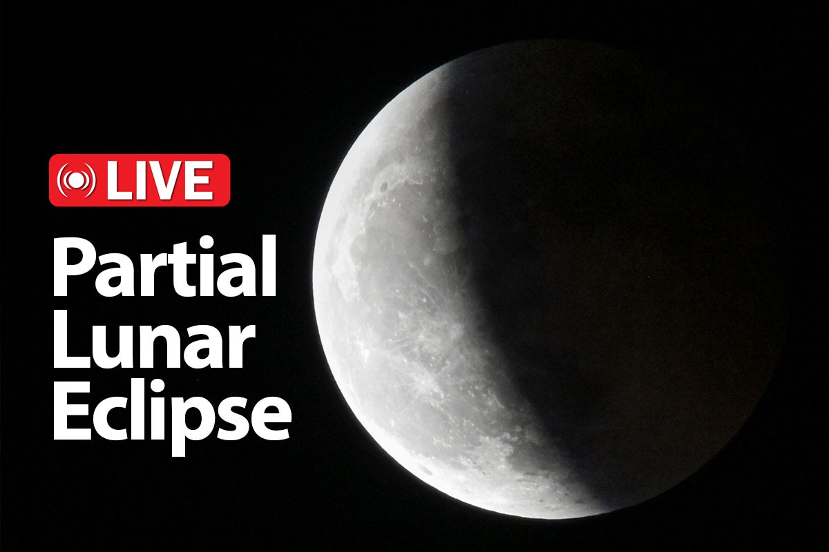 A partial lunar eclipse will be visible in different parts of the world from Saturday, October 28 to Sunday, October 29. (Photo: AFP)