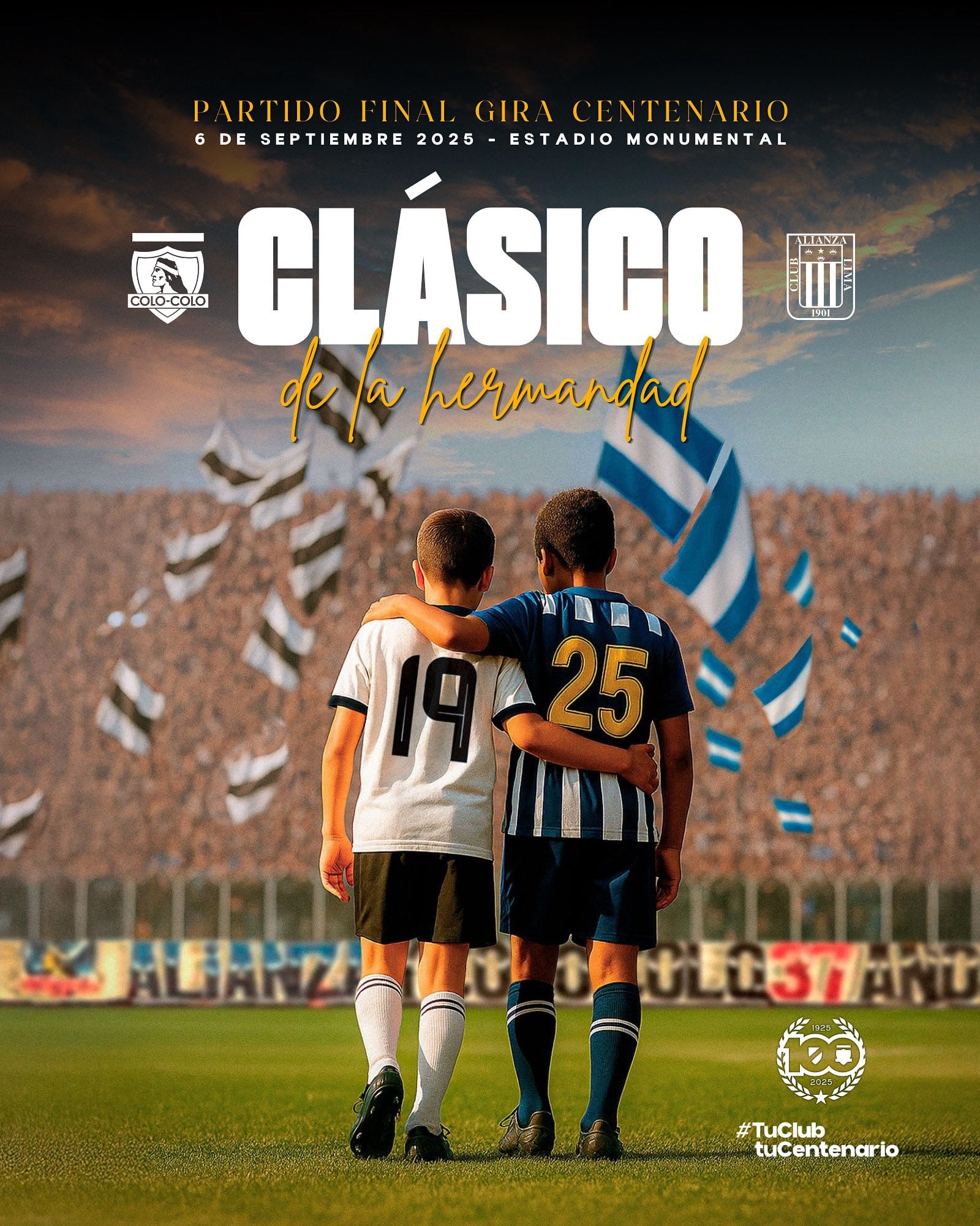 Alianza Lima enfrentará a Colo Colo en el llamado "Clásico de la hermandad" | FOTO: Colo Colo