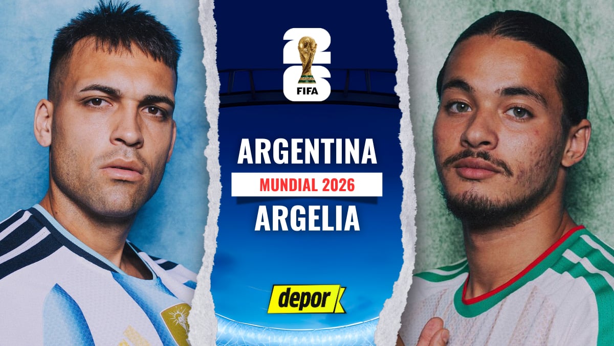 Argentina vs. Argelia se enfrentan por el Mundial 2026. (Diseño: Depor)