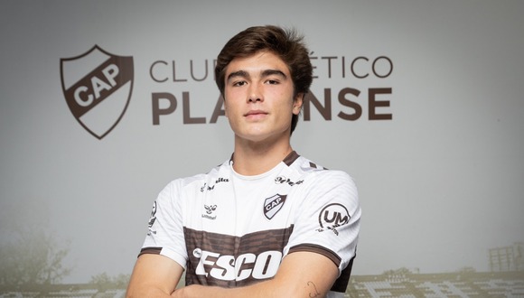 Juan Pablo Goicoechea firmó hasta finales del 2026 con Platense. (Foto: Platense)