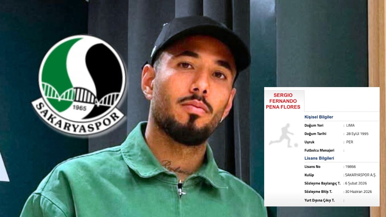 Sergio Peña ya fue inscrito en el fútbol turco con el Sakaryaspor. (Foto: Composición Depor)