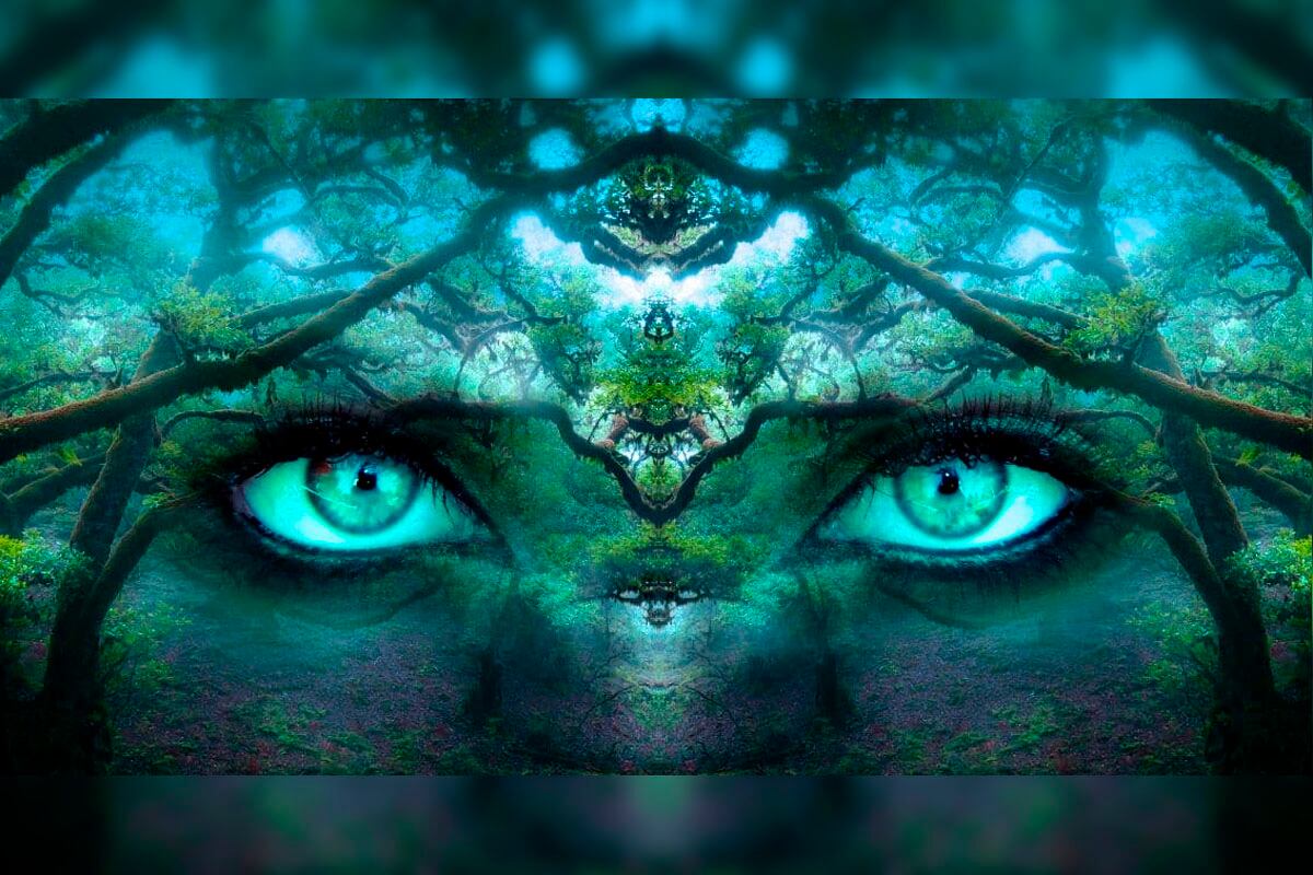 TEST DE PERSONALIDAD | En la imagen se aprecian unos ojos y otros elementos muy difíciles de identificar. | Foto: genial.guru