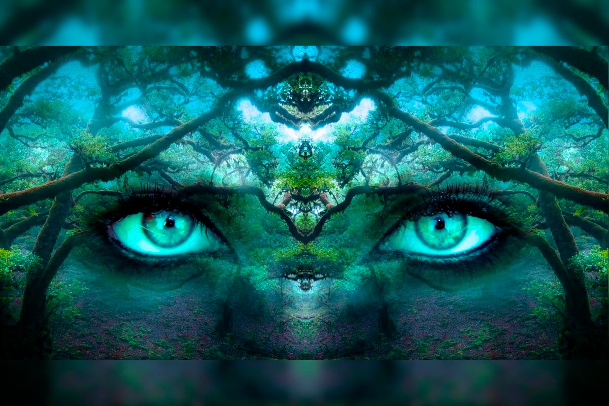 TEST DE PERSONALIDAD | En la imagen se aprecian unos ojos y otros elementos muy difíciles de identificar. | Foto: genial.guru