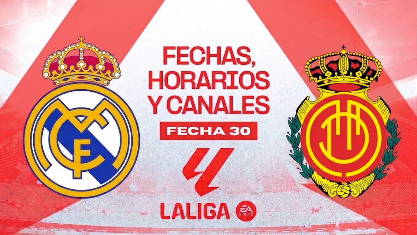 Real Madrid vs. Mallorca: fecha, horarios y canales de TV por LaLiga. (Diseño: Depor)