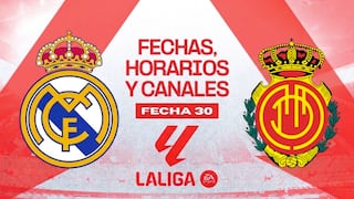 Real Madrid vs. Mallorca: fecha, horarios y canales de TV por LaLiga