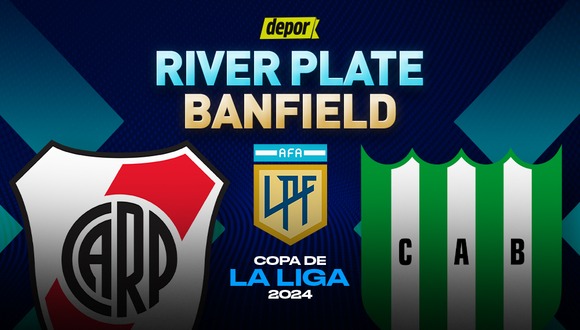 ¿A qué hora juegan River vs Banfield por la Copa de la Liga Profesional? (Diseño: Depor)