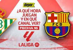 Qué canal TV pasa Betis vs Barcelona hoy y a qué hora juegan por LaLiga