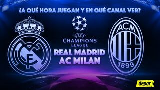 En qué canal ver Real Madrid vs. Milan por la Champions