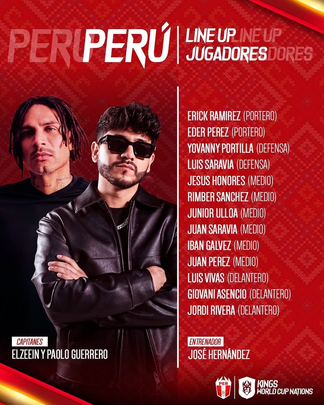 Perú en la Kings World Cup Nations | Foto: EL Zein