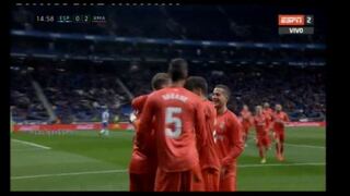 Doblete y récord: Benzema puso el tercero del Real Madrid vs Espanyol por LaLiga [VIDEO]