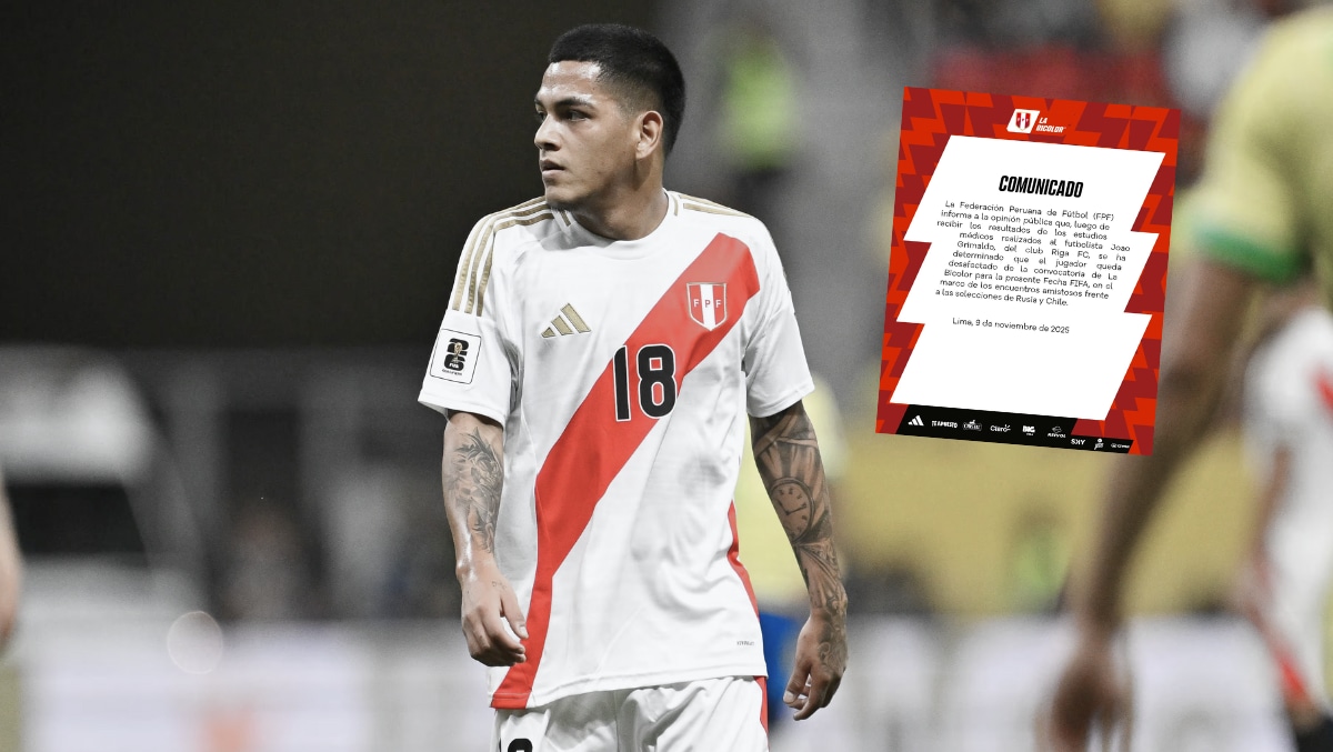 Joao Grimaldo desafectado de la Selección para los amistosos FIFA | FOTO: FPF