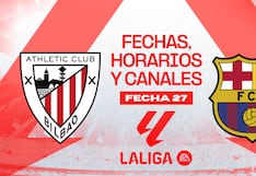 ¿Qué canales transmiten Barcelona vs. Athletic Club?