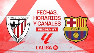 ¿Qué canales transmiten Barcelona vs. Athletic Club y a qué hora juegan por LaLiga?