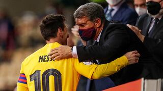 El entorno de Leo Messi lo tiene claro: “Si volvemos a Barcelona, echaríamos a Laporta”